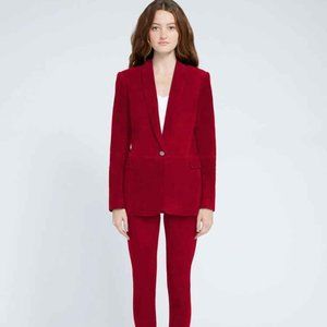 Alice + Olivia Suede Blazer